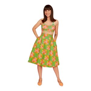 NEW NWT ModCloth x Marisol Muro Properly Preened A-Line Skirt